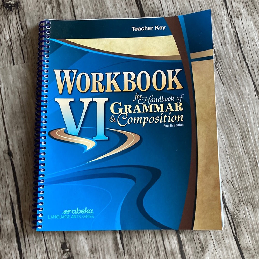 ABeka Grammar and Composition VI Teacher Key
